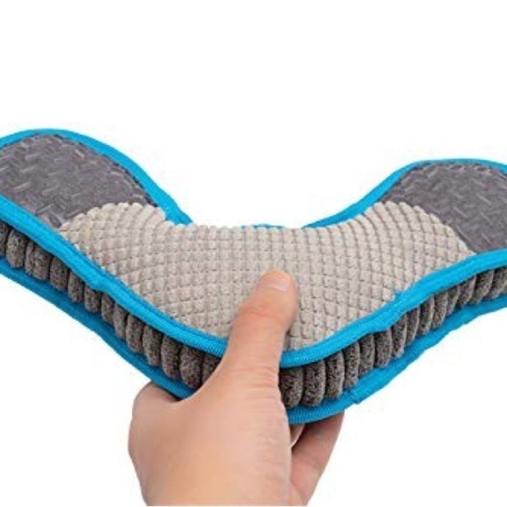Plush Dog Toys for Medium Dogs Durable Fetch Boomerang - Picture 5 of 9